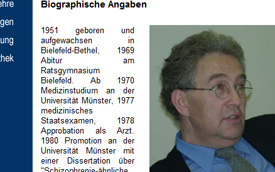 Kriminalpsychiater Hans-Ludwig Kröber auf der Webseite seines Insituts